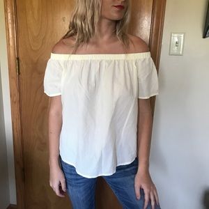 Abercrombie and Fitch off the shoulder top size S